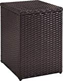 Crosley Furniture Palm Harbor Outdoor Wicker Side Table – Brown Review