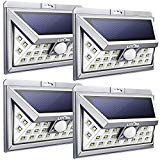 Cheap Litom 24 LED Solar Light, Super Bright Motion Sensor Outdoor Lights Wide Angle 6 LEDs Wireless Waterproof Security Lights Front Door, Patio, Deck, Yard, Garden-4 Pack