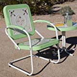 Coral Coast Paradise Cove Retro Metal Arm Chair For Sale