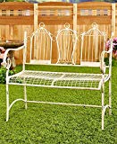 The Lakeside Collection Metal Birdcage Bench