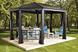 SOJAG KOMODO - 12' x 18' with galvanized steel roof, mesh net and decorative fences SOJAG KOMODO - 12' x 18' with galvanized steel roof, mesh net and decorative fences
