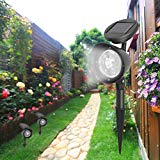 LiPing 3LED Spotlight Outdoor Decorative Lights-Solar Power Light Path Way Wall Landscape Mount Garden Fence Lamp Outdoor (1PC) Review