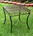 International Caravan Iron Outdoor Patio Side Table