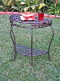 International Caravan Santa Fe Half Moon Patio Wall Table in Brown Review International Caravan Santa Fe Half Moon Patio Wall Table in Brown Review