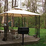 Garden Winds Leaf Gazebo Replacement Canopy Top Cover - RipLock 350 Garden Winds Leaf Gazebo Replacement Canopy Top Cover - RipLock 350