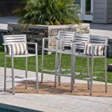 Great Deal Furniture Tammy Coral Outdoor Silver Rust-Proof Aluminum 29.50 Inch Barstools (Set of 4) Review