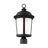 Cheap Sea Gull Lighting 8250701EN3-12 Calder Outdoor Post Mount, 1-Light LED 9.5 Watts, Black
