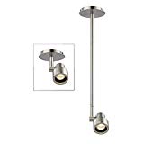 Stepped Cylinder Adjustable Monopoint- Satin Nickel – GU10 Base Review
