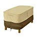 Classic Accessories Veranda Ottoman Side Table Cover Rect Pebble Lrg