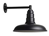 The Classic Barn Light Kit | Matte Black 14 Inch Classic Steel Shade | 11 Inch Short Stem Wall Mounted Steel Arm Barn Light | Made in America Review