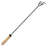 Sunnydaze Steel Fire Pit Poker Stick with Wood Handle, Outdoor Camping Fireplace Tool, 26 Inch Long Review