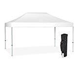 Vispronet Strong Instant 10ft x 15ft White Canopy Tent Kit – Pop Up Tent – Steel Hex Frame – Water-Resistant 450D Canopy with Roller Bag and Stakes For Sale Vispronet Strong Instant 10ft x 15ft White Canopy Tent Kit – Pop Up Tent – Steel Hex Frame – Water-Resistant 450D Canopy with Roller Bag and Stakes For Sale