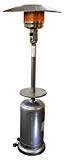 Sunheat International Umbrella Shaped Propane Based Patio Heater, Commercial Patio Heater, Outdoor Space Heater, Commercial Porch & Deck Heater, Silver Finish