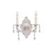 Crystorama 5022-AW-CL-MWP Crystal Accents Two Light Sconces from Sutton collection in Whitefinish, 5.50 inches