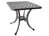 Heritage Outdoor Living Nassau Cast Aluminum End Table – Antique Bronze For Sale Heritage Outdoor Living Nassau Cast Aluminum End Table – Antique Bronze For Sale