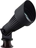 Orbit Outdoor Landscape Aluminum Bullet Light, Black