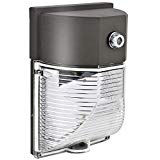 Hykolity 25w LED Mini Wall Pack Light with Photocell, Dusk to Dawn Outdoor Wall Mount Light Fixture [180w Equivalent] 2500lm 5000k ETL& DLC Listed
