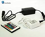 Cheap LimoStudio 24 key IR Remote controller for 3528 5050 RGB SMD LED Strip 12V 144W 1 X RGB Controller with Adapter, AGG1102 Cheap LimoStudio 24 key IR Remote controller for 3528 5050 RGB SMD LED Strip 12V 144W 1 X RGB Controller with Adapter, AGG1102