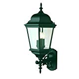 Transglobe Lighting 51000 VG Outdoor Wall Light with Beveled Glass Shades, Verde Green Finished Review