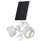 Solar Motion Sensor Light Outdoor,Takusun Adjustable Dual Head 10W COB 1000Lumens IP65 Waterproof Solar Powered LED Security Flood Light for Deck,Patio,Parking Lot,Porch,Garden,Garage,Entryways Solar Motion Sensor Light Outdoor,Takusun Adjustable Dual Head 10W COB 1000Lumens IP65 Waterproof Solar Powered LED Security Flood Light for Deck,Patio,Parking Lot,Porch,Garden,Garage,Entryways