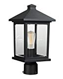 Z-Lite 531PHMR-BK 1 Post Mount Light 1, Other Z-Lite 531PHMR-BK 1 Post Mount Light 1, Other