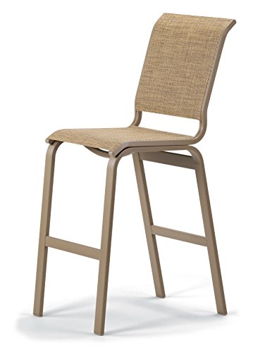 Telescope Casual Furniture Aruba II Sling Collection Bar Height Armless Chair, Alloy, Textured Graphite Finish Review