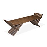 Cheap GloDea FBX90P1EBN Bench, Espresso Brown