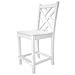 Polywood CDD101WH Chippendale White Counter Side Chair