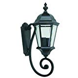 Yosemite Home Decor 5124IBL Brielle 9-Inch Two-Light Exterior Sconce, Black Review