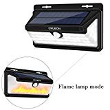 Cheap Outdoor Sensor Solar Lights, 158 LED Wireless Motion Sensor Lights 270°Wide Angle Waterproof Solar Security Lights with Flame Light Mode for Front Door,Yard, Garage,Patio,Deck, Porch,Driveway,Backyard
