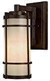Minka Lavery Outdoor Wall Light 72023-A179-PL Mirador Exterior Wall Lantern, 13 Watts Fluorescent, Bronze For Sale