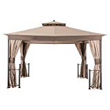 Sunjoy  10′ X 12′ Belcourt Gazebo, Black