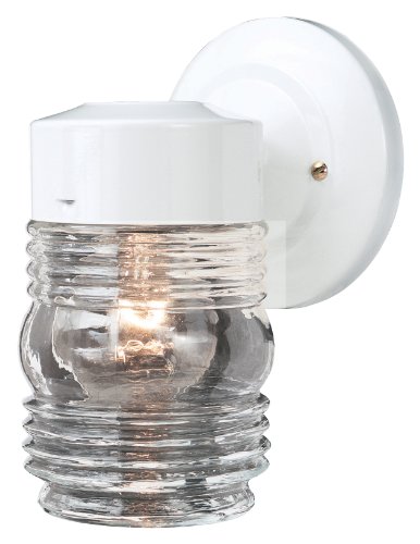 Thomas Lighting SL7158 Park Avenue Outdoor Wall Lantern, Matte White Review