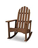 Cheap Trex Outdoor Furniture Cape Cod Adirondack Rocking Chair in Tree House