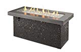 Outdoor Great Room Key Largo Fire Pit with Midnight Mist Top and Grey Base Multibox Kit For Sale