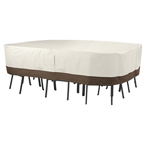 AmazonBasics Rectangular/Oval Table and Chair Set Patio Cover - X-Large