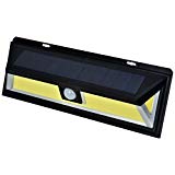 SOLAR MOTION SENSOR COB LED LIGHT By Mighty Power, Ultra Bright 700 Lumens, Perfect For Illuminating Patios, Outdoor Walkways and Pathways, Entries And Exits, Dark Alleys, RVs, Garages, Black (1 Pack) For Sale