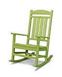 POLYWOOD R100LI Presidential Outdoor Rocking Chair, Lime