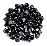 Cheap American Fireglass ZIR-BLKDMDLST-20 Black Diamond Luster Zircon Fire Glass, 20 lb