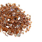 Mr. Fireglass 1/4″ Reflective Fire Glass with Fireplace and Fire Pit, 10 lb, Copper
