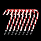 Home Accents Holiday 10 in. Easy to Set Up Pre-Lit Warm Glow Candy Cane Pathway Stakes (Set of 8) for Sidewalk, Driveway, Yard and Pathway For Sale Home Accents Holiday 10 in. Easy to Set Up Pre-Lit Warm Glow Candy Cane Pathway Stakes (Set of 8) for Sidewalk, Driveway, Yard and Pathway For Sale