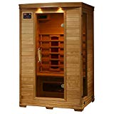 Cheap Radiant Saunas BSA2406 FAR Infrared Hemlock Sauna Room with 5 Heaters, Chromotherapy Lighting, Air Purifier, and Audio System, 1-2 Person Cheap Radiant Saunas BSA2406 FAR Infrared Hemlock Sauna Room with 5 Heaters, Chromotherapy Lighting, Air Purifier, and Audio System, 1-2 Person