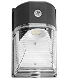 Cinoton LED Wall Pack Light,26W 3000lm 4000K (Dusk-to-Dawn Photocell,Waterproof IP65), 100-277Vac,150-250W MH/HPS Replacement,Outdoor Security Lighting (1 Pack) Review