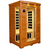 Cheap DYNAMIC SAUNAS AMZ-DYN-6232-04 Milan 2-Person Far Infrared Sauna
