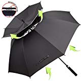 Cheap ZOMAKE Vented Sun Umbrella – Golf Umbrella Windproof Large 62 inch Double Canopy Automatic Open Umbrella for Men – Stick Umbrellas
