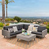 Tonga Outdoor Wicker Sofa Set with Water Resistant Cushions (Mixed Black/Dark Grey) Tonga Outdoor Wicker Sofa Set with Water Resistant Cushions (Mixed Black/Dark Grey)