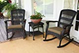 Tortuga Outdoor Plantation Rocking Chair Set – Dark Roast PSR2-P-DR Tortuga Outdoor Plantation Rocking Chair Set – Dark Roast PSR2-P-DR