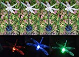 TEKTRUM SOLAR GARDEN COLOR CHANGING DRAGONFLY LIGHTS (Set of 4) For Sale TEKTRUM SOLAR GARDEN COLOR CHANGING DRAGONFLY LIGHTS (Set of 4) For Sale