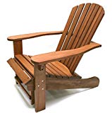 Outdoor Interiors CD3111 Eucalyptus Adirondack Chair and Built In Ottoman Review