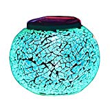 Solar Table Lights, Aukora Color Changing Solar Powered Glass Ball, Waterproof Rechargeable Solar Lantern Night Lights for Home Patio Garden Christmas Halloween Decoration Outdoor Indoor, Ideal Gifts